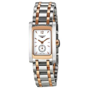 Longines Dolce Vita White Dial Steel and Pink Gold Ladies Watch L51555187