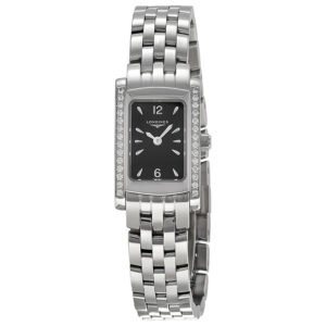 Longines DolceVita Black Dial Stainless Steel Ladies Watch L5.158.0.76.6