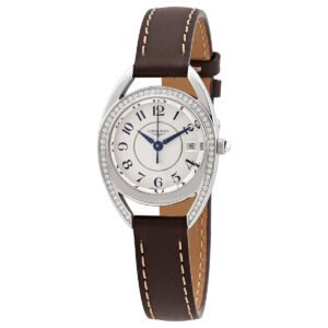 Longines Equestrian Collection Quartz Silver Dial Ladies Watch L6.136.0.73.2