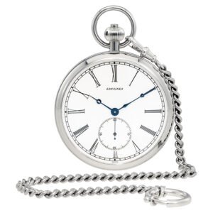 Longines Heritage White Dial Hand Wound Pocket Watch L7.022.4.11.1