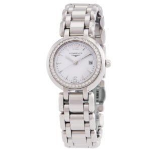 Longines PrimaLuna Quartz White Dial Ladies Watch L8.110.0.16.6