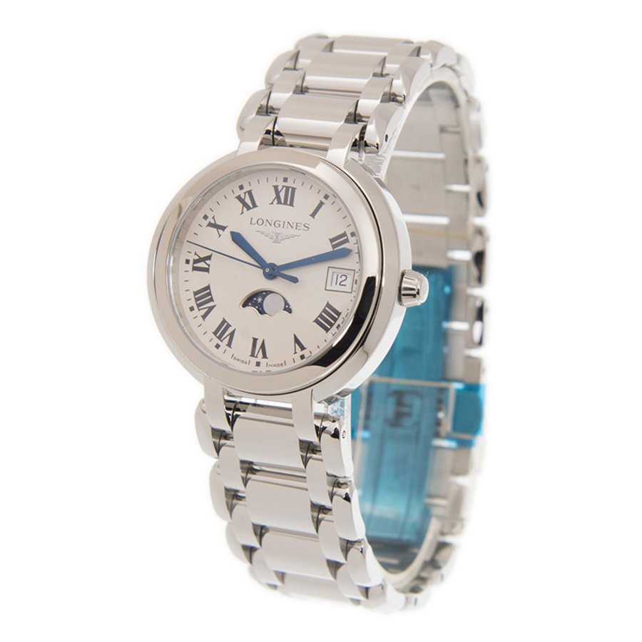 Longines PrimaLuna Quartz Silver Dial Ladies Watch L8.116.4.71.6 - Image 4
