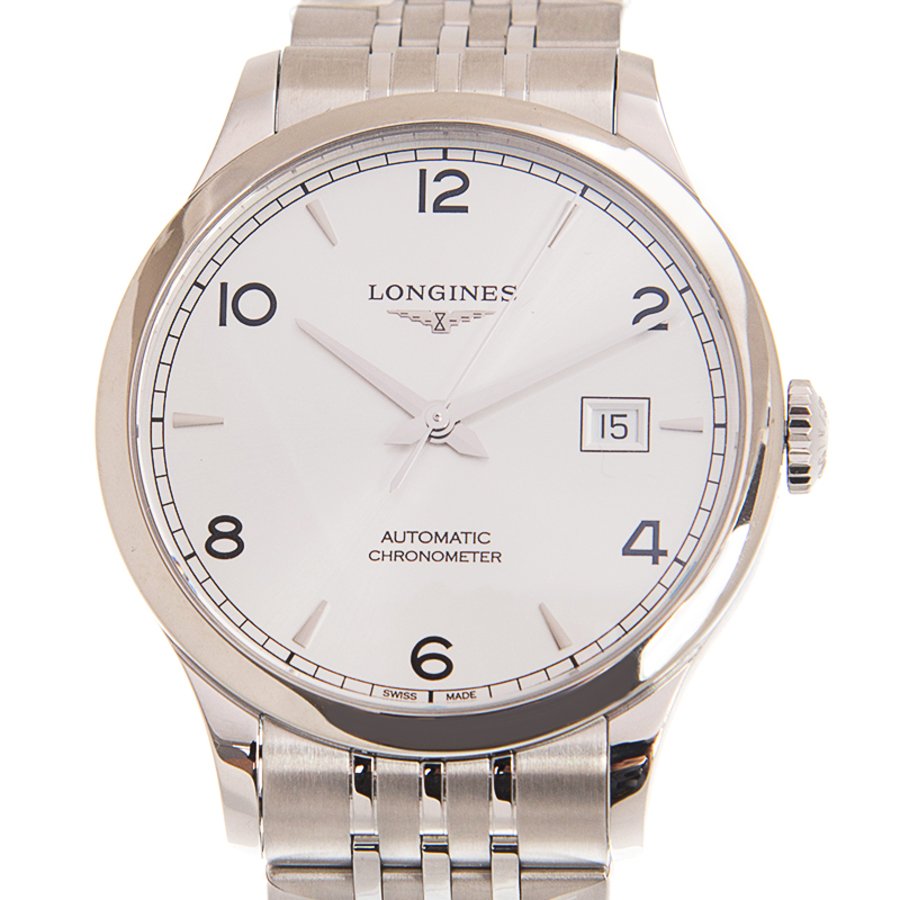 Longines Record Automatic Silver Dial Unisex Watch L2.821.4.76.6 - Image 2