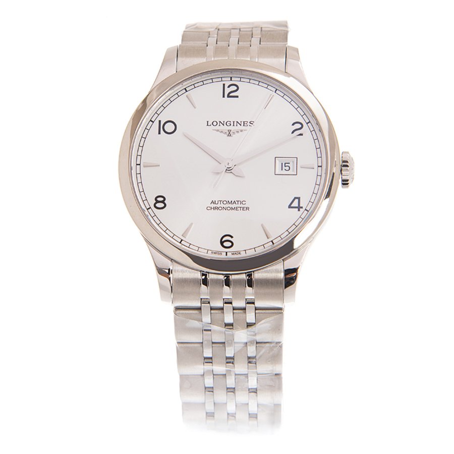 Longines Record Automatic Silver Dial Unisex Watch L2.821.4.76.6 - Image 3