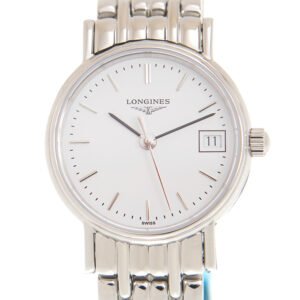 Longines Presence Quartz White Dial Watch L43194126