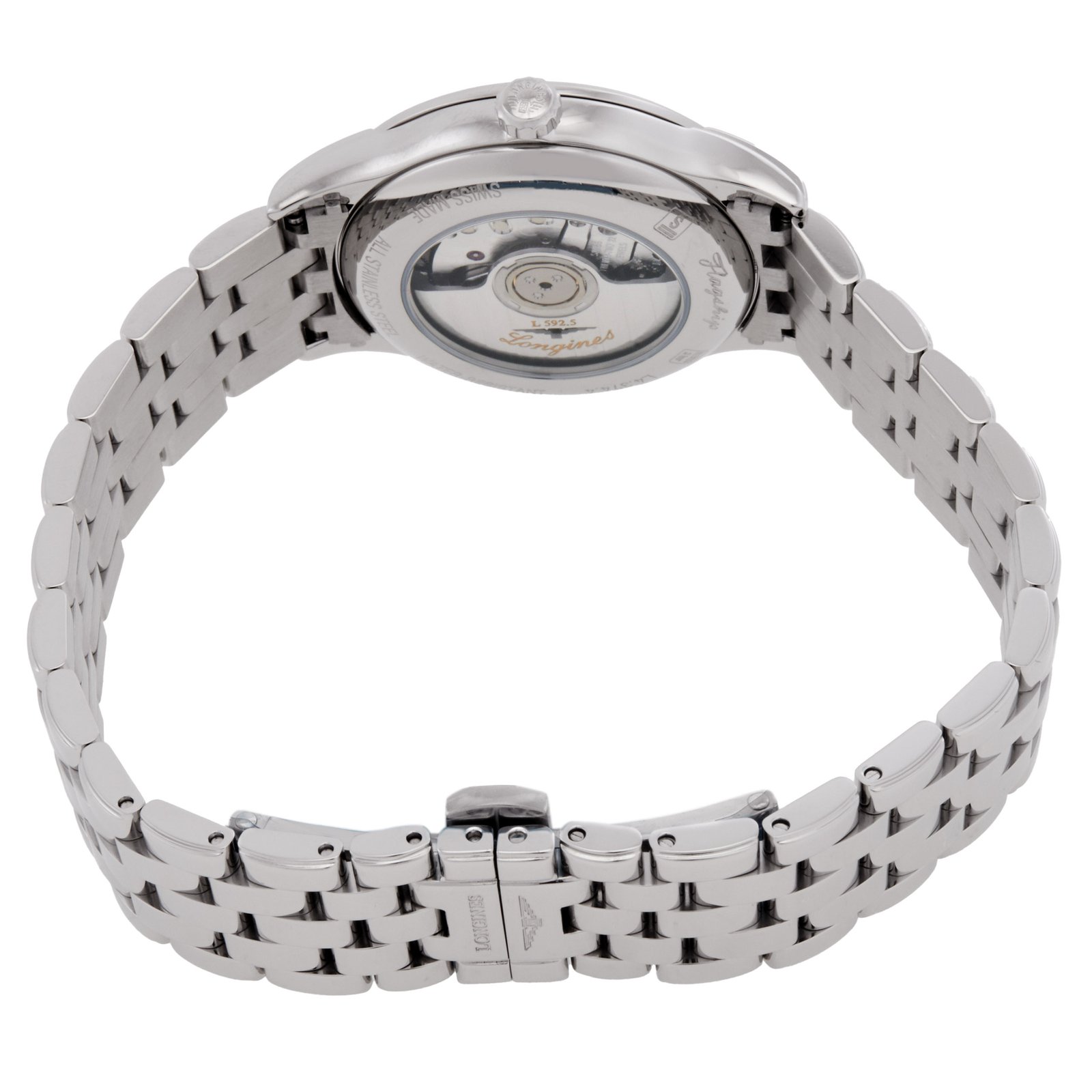 Longines Flagship Classic Automatic Diamond White Mother of Pearl Dial Ladies Watch L4.374.4.88.6 - Image 3