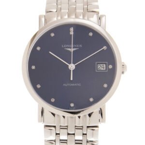Longines Elegant Automatic Diamond Blue Dial Watch L48094976