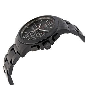 LONGINES Conquest V.H.P. Perpetual Chronograph Black Carbon Dial Men's Watch L37172666