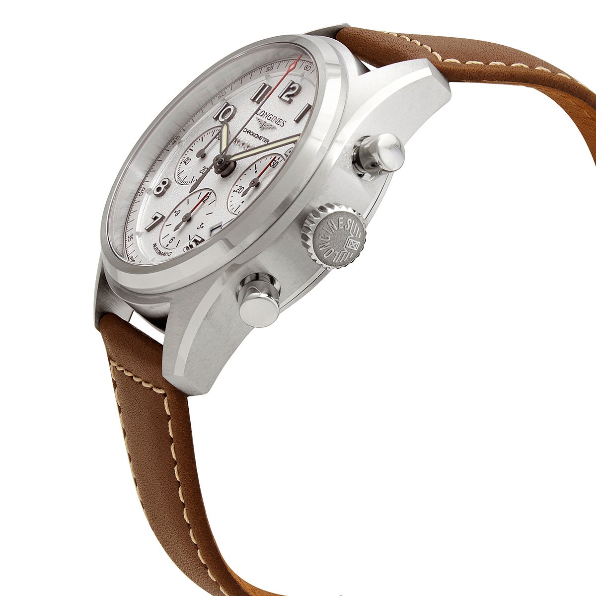 LONGINES Spirit Chronograph Automatic Silver Dial Men's Watch L3.820.4.73.2
