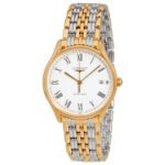 Lyre White Dial Ladies Two Tone Watch L4.860.2.11.7 - luxury watch