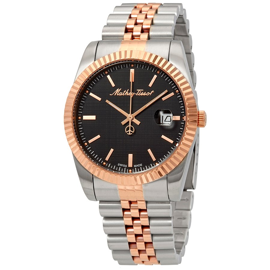 Mathey III Quartz Black Dial Men's Watch H810RN - luxury watch