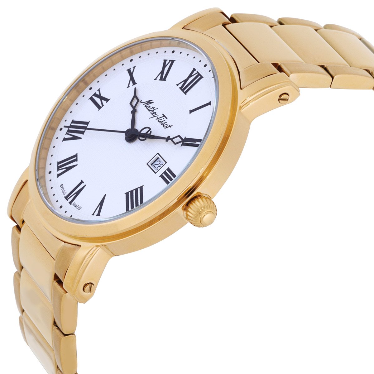 City Quartz White Dial Men's Watch HB611251MPBR - luxury watch