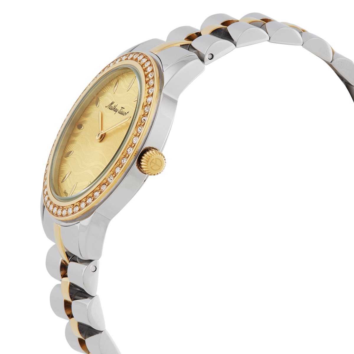 Artemis Quartz Crystal Champagne Dial Ladies Watch D10860BQDI - luxury watch