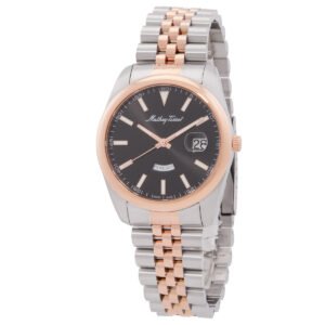 MATHEY-TISSOT Mathy Day-Date Quartz Black Dial Men's Watch H510RS