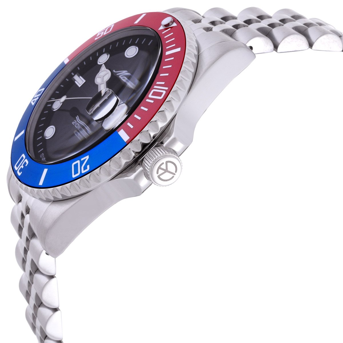 MATHEY-TISSOT Mathy Ceramic Quartz Black Dial Men's Watch H901CRAR