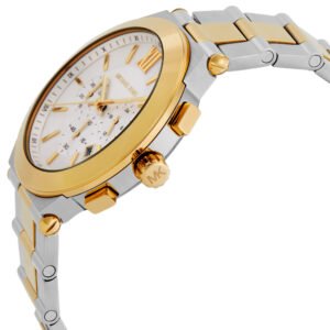 MICHAEL KORS Oversized Billie Chronograph Quartz White Dial Men's Watch MK9221