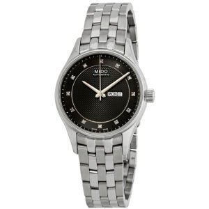 Mido Belluna Automatic Diamond Black Dial Ladies Watch M001.230.11.066.91