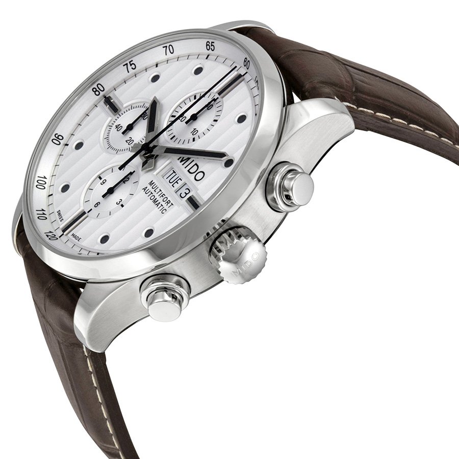Mido Multifort Chronograph Grey Dial Men's Watch M0056141603100 - Image 2