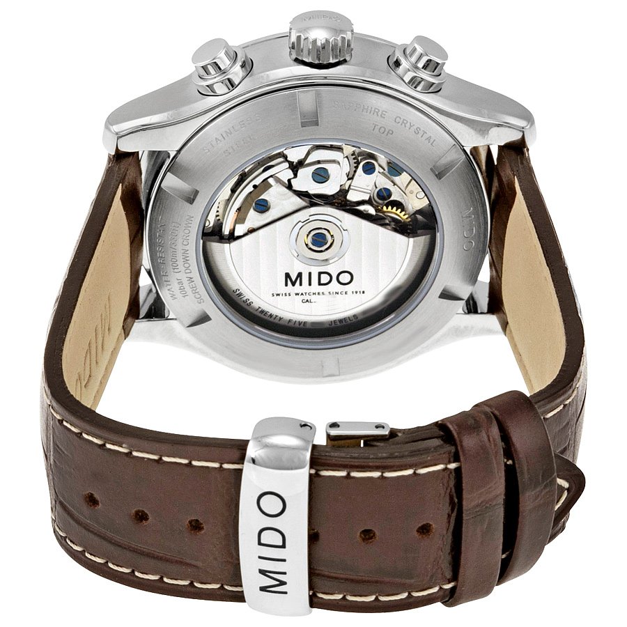 Mido Multifort Chronograph Grey Dial Men's Watch M0056141603100 - Image 3