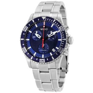 Mido Ocean Star Chronograph Navy Blue Dial Men's Watch M011.417.11.041.02