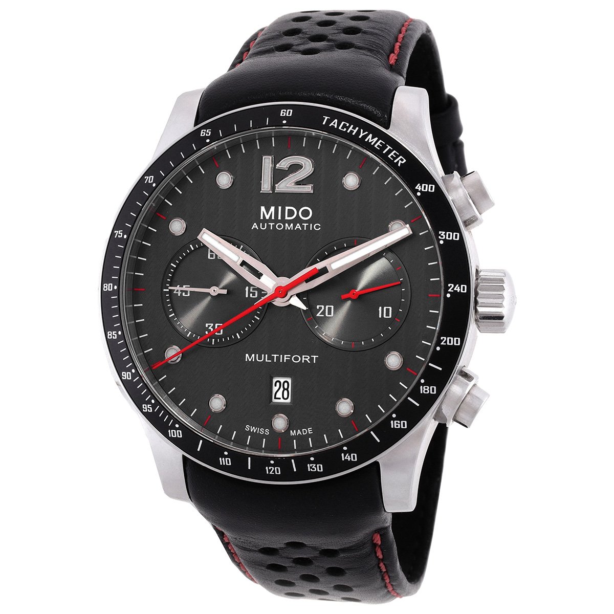 Mido Multifort Chronograph Automatic Black Dial Men's Watch M0256271606100BLKRD