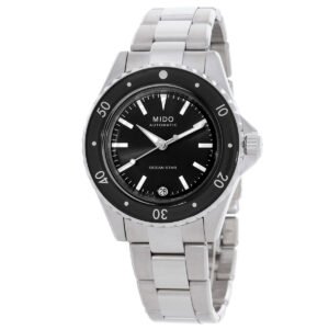 Mido Ocean Star Automatic Black Dial Ladies Watch M0262071105100