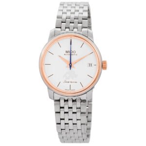 Mido Baroncelli III Automatic White Dial Ladies Watch M0272072101000