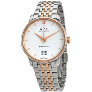 Mido Baroncelli Automatic White Dial Men's Watch M0274262201800