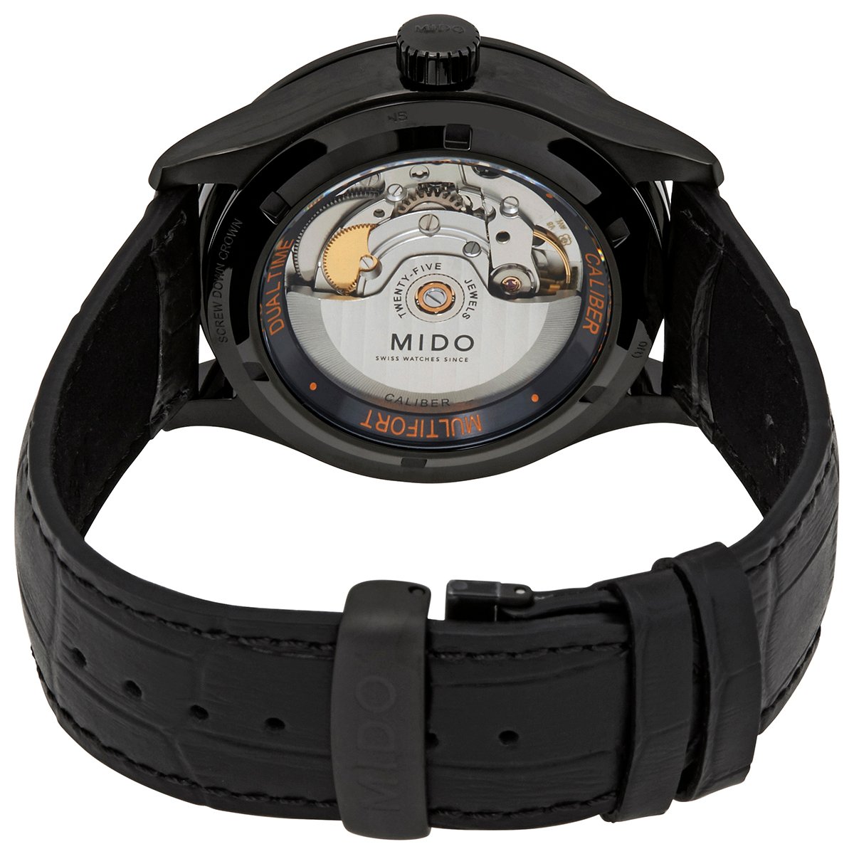 MIDO Multifort Dual Time Automatic Black Dial Men's Watch M0384293605100 - Image 3