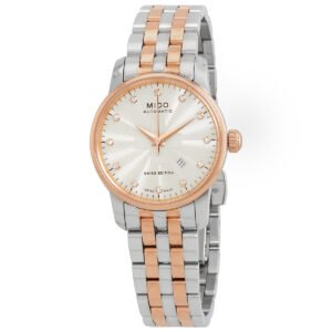 Mido Baroncelli Automatic Diamond Ivory Dial Ladies Watch M76009S71