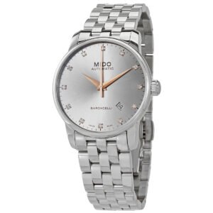 MIDO Baroncelli Automatic Diamond Rhodium Dial Men's Watch M86004671