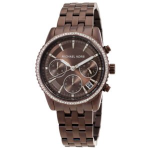 Michael Kors Mini Bryant Pave Chronograph Quartz Ladies Watch MK7559