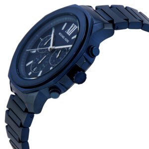 Michael Kors Oversized Prescott Chronograph Quartz Blue Dial Men's Watch MK9251