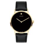 MOVADO Signature Quartz Black Dial Men's Watch 0607591