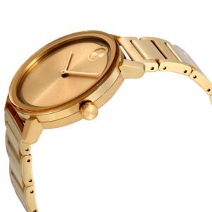 MOVADO Open Box - Movado Bold Gold Dial Yellow Gold Ion-plated Men's Watch 3600508