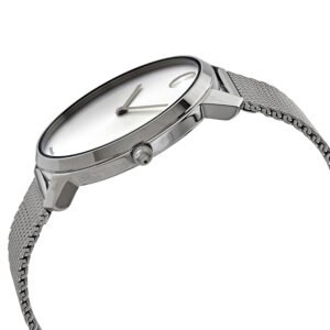 MOVADO Bold Quartz Silver Dial Stainless Steel Mesh Men's Watch 3600589