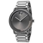 Bold 40mm Silver Dial Men's Quartz Watch 3601096