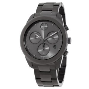 MOVADO Bold Chronograph Quartz Gunmetal Dial Men's Watch 3601326