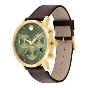 MOVADO Museum Classic Chronograph Quartz Green Dial Men's Watch 607890