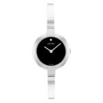 Movado Ela Bangle Quartz Black Dial Ladies Watch 0607725
