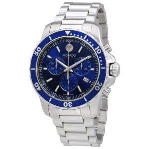 Movado Series 800 Chronograph Blue Dial Men's Watch 2600141