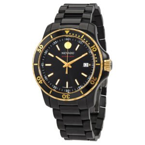 Movado Quartz Black Dial Unisex Watch 2600161