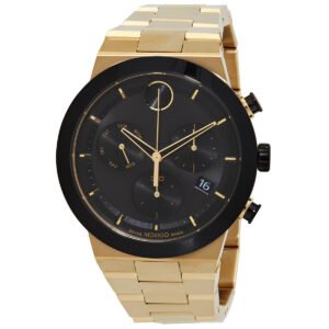 Movado Bold Fusion Quartz Black Dial Men's Watch 3600858