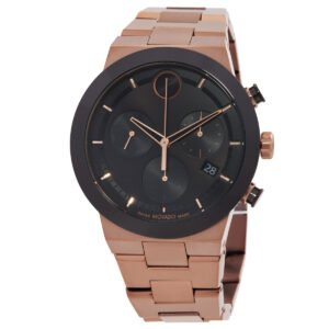 Movado Bold Fusion Chronograph Quartz Black Dial Men's Watch 3600898