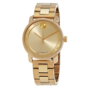 Movado New Bold Access Quartz Gold Dial Men's Watch 3600912