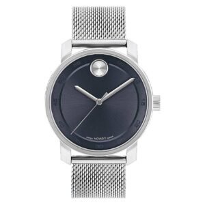 Movado Bold Quartz Blue Sunray Dial Men's Watch 3600958