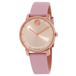 Movado Bold Quartz Rose Gold Dial Ladies Watch 3601078