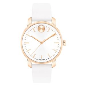 Movado Bold Access Quartz White Dial Ladies Watch 3601179