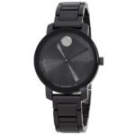 Movado BOLD Evolution 2.0 Quartz Black Dial Ladies Watch 3601235
