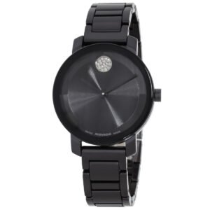 Movado BOLD Evolution 2.0 Quartz Black Dial Ladies Watch 3601235